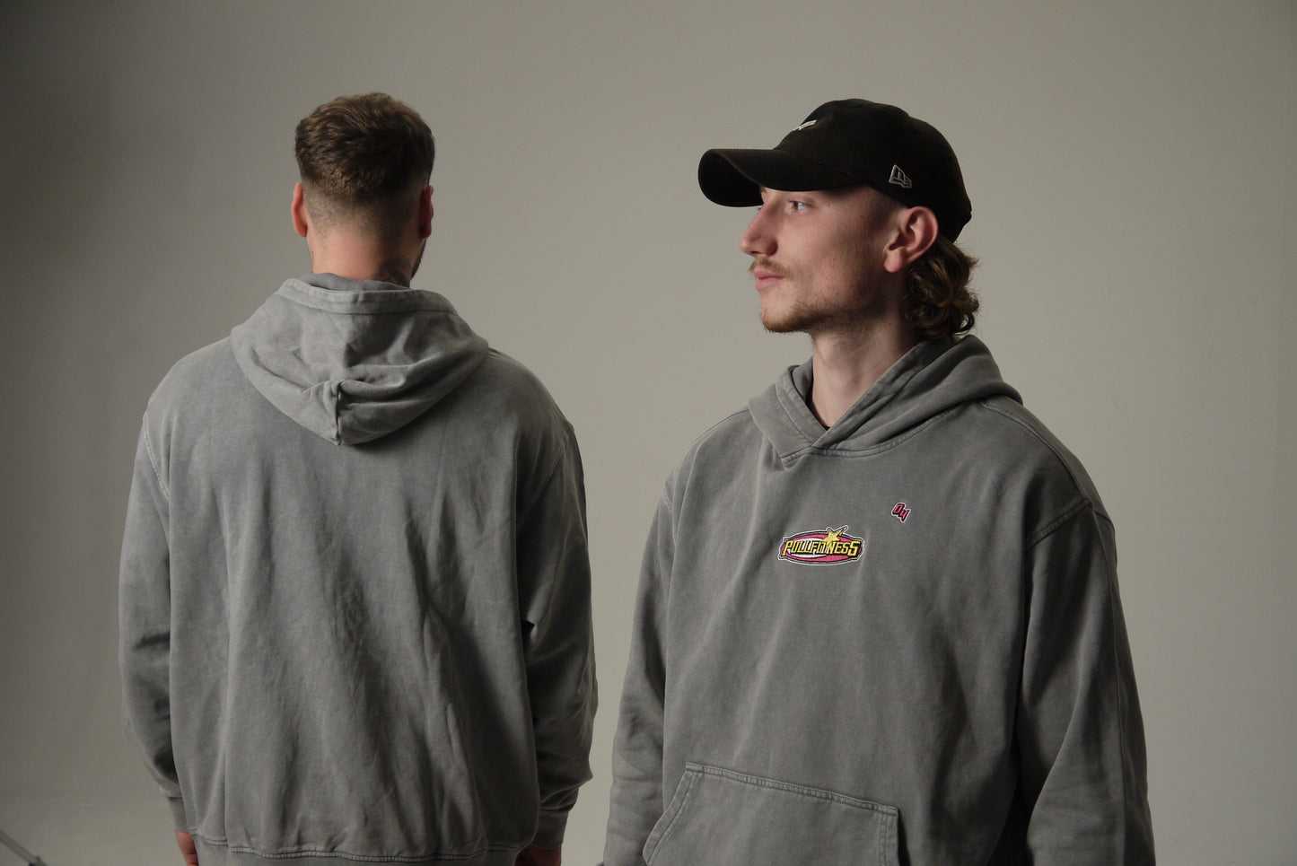 Grey Vintage + Modern Hoodie