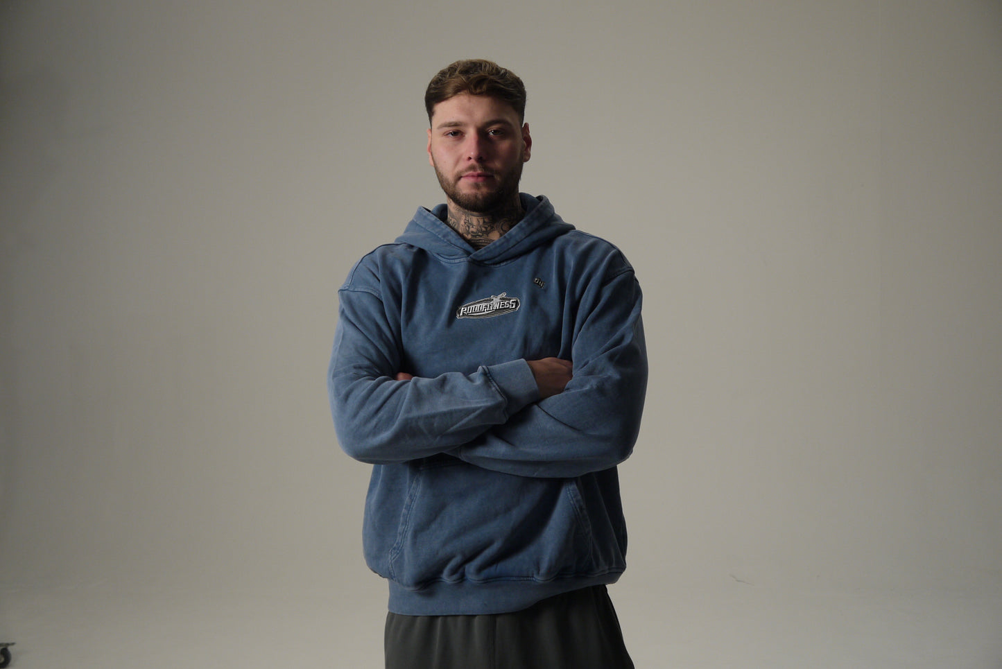Blue Vintage + Modern Hoodie