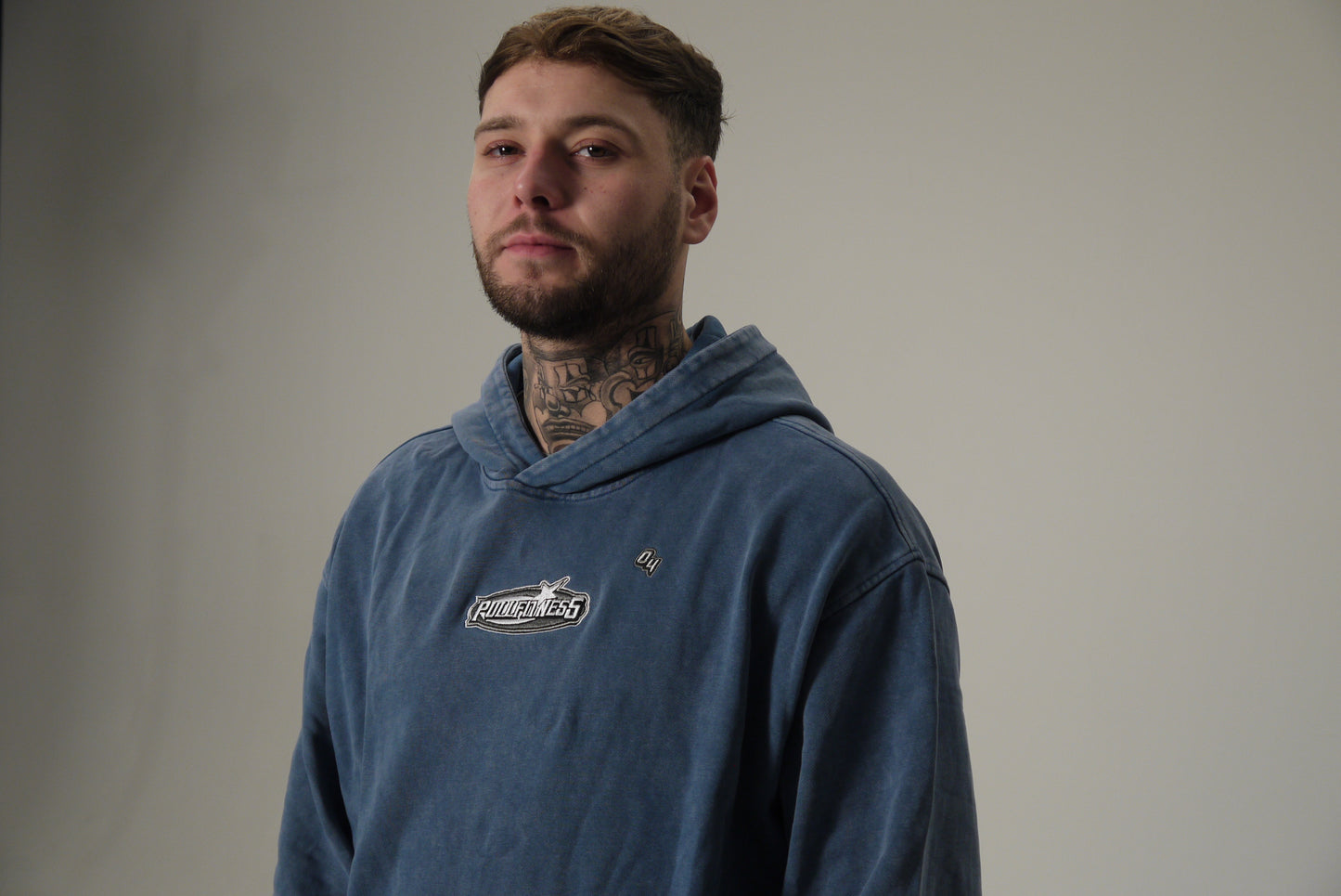 Blue Vintage + Modern Hoodie