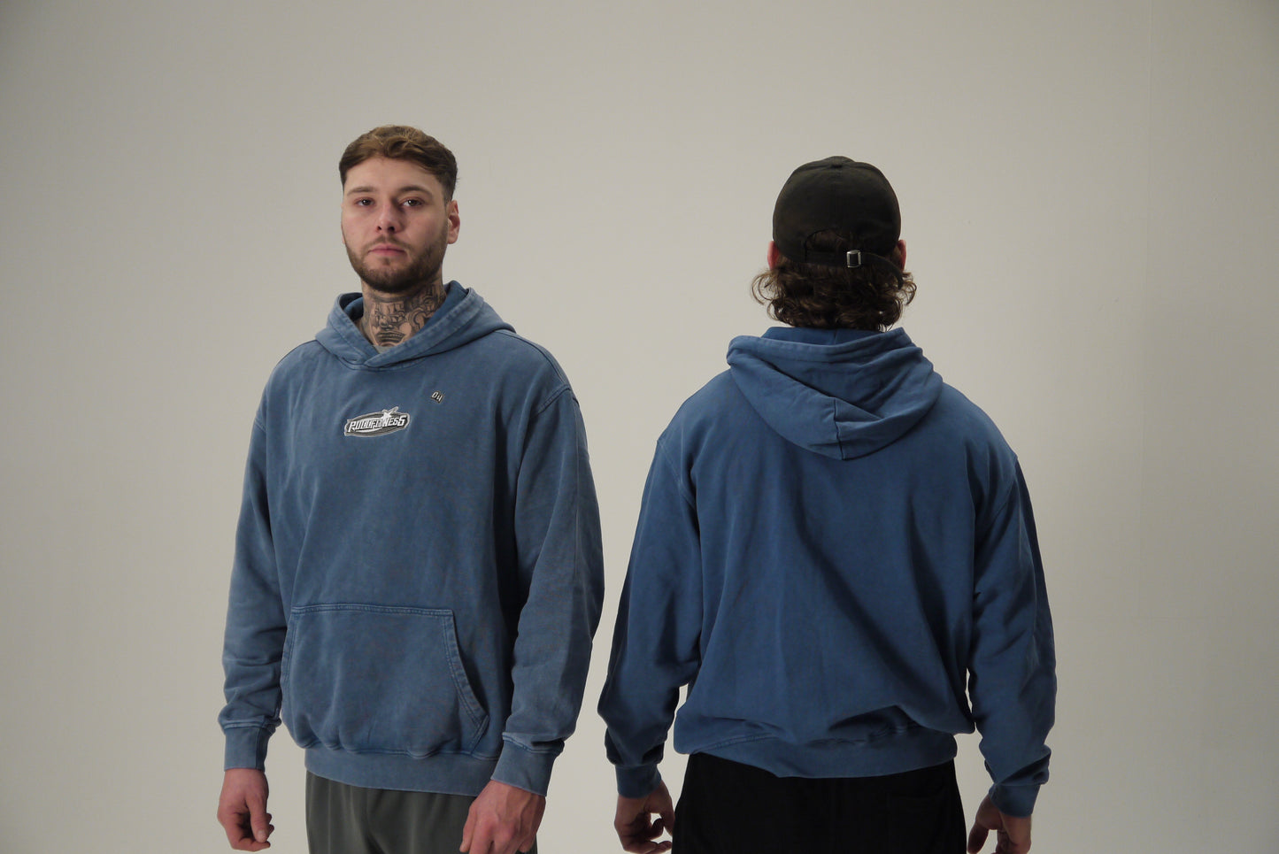 Blue Vintage + Modern Hoodie