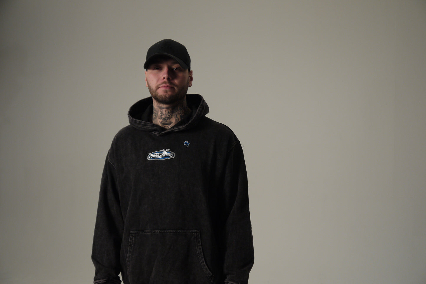 Black Vintage + Modern Hoodie