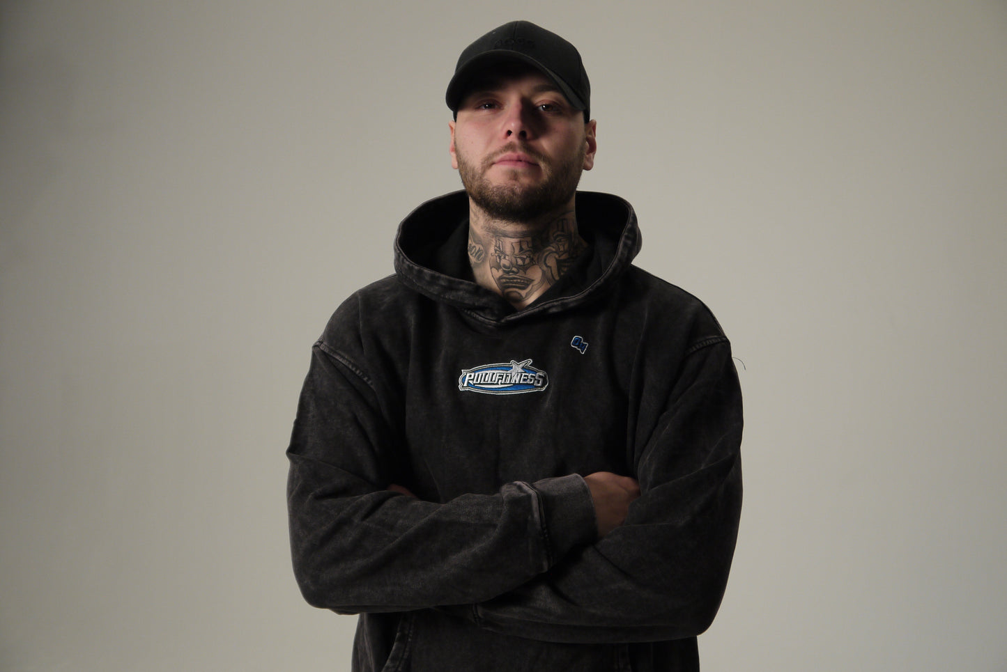 Black Vintage + Modern Hoodie