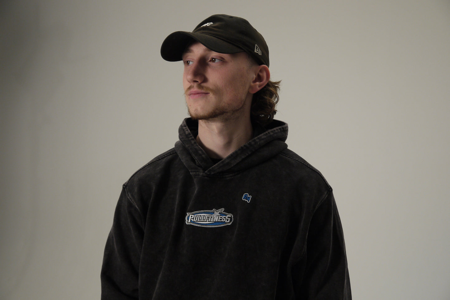 Black Vintage + Modern Hoodie