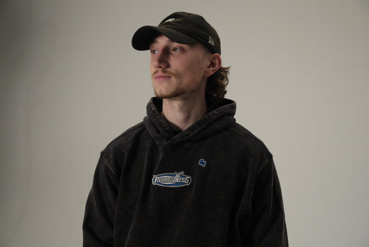 Black Vintage + Modern Hoodie