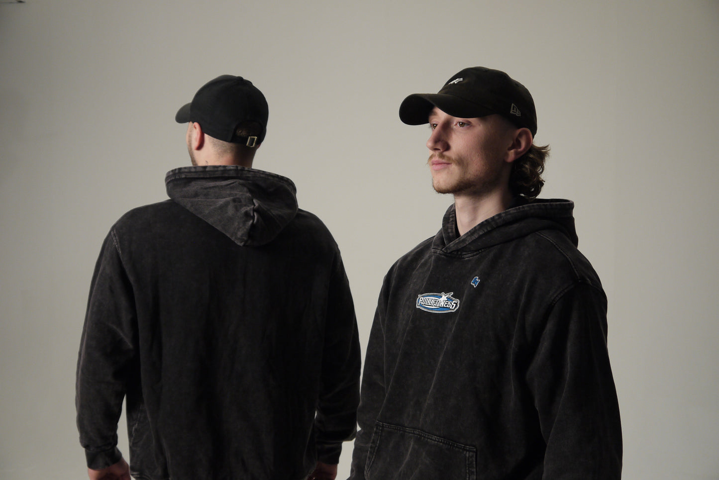 Black Vintage + Modern Hoodie